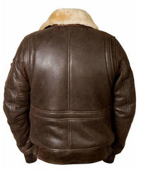 Men's Lapel Casual Warm Leather Jacket