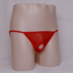 Men's Sexy Elastic Hollow Transparent Thong