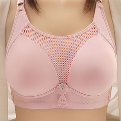 Breathable Thin Push Up Anti-Sag Bra
