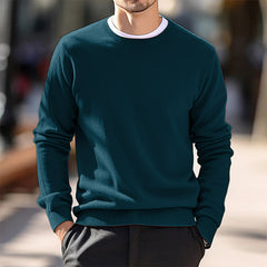 2024 New Men's Round Neck Knitted Sweater