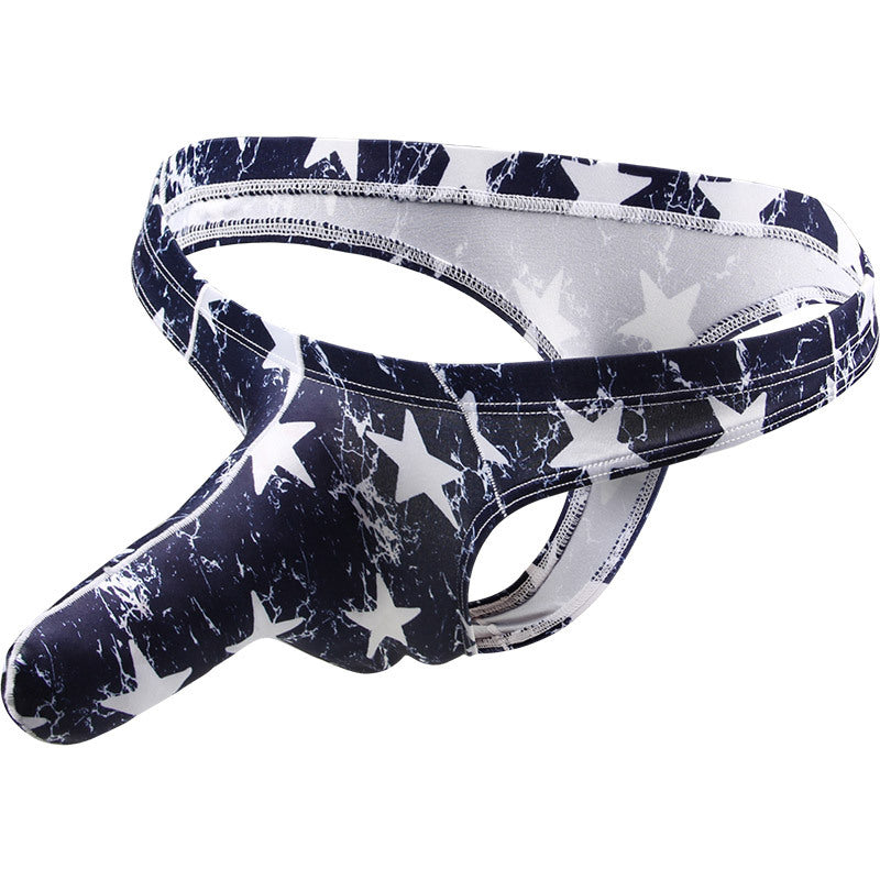 PS536 printed milk silk sexy thong