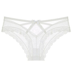 Sexy bow romantic lace panties