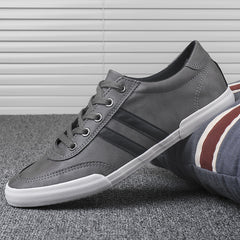 2024 New Versatile Fashionable Breathable Casual Leather Shoes