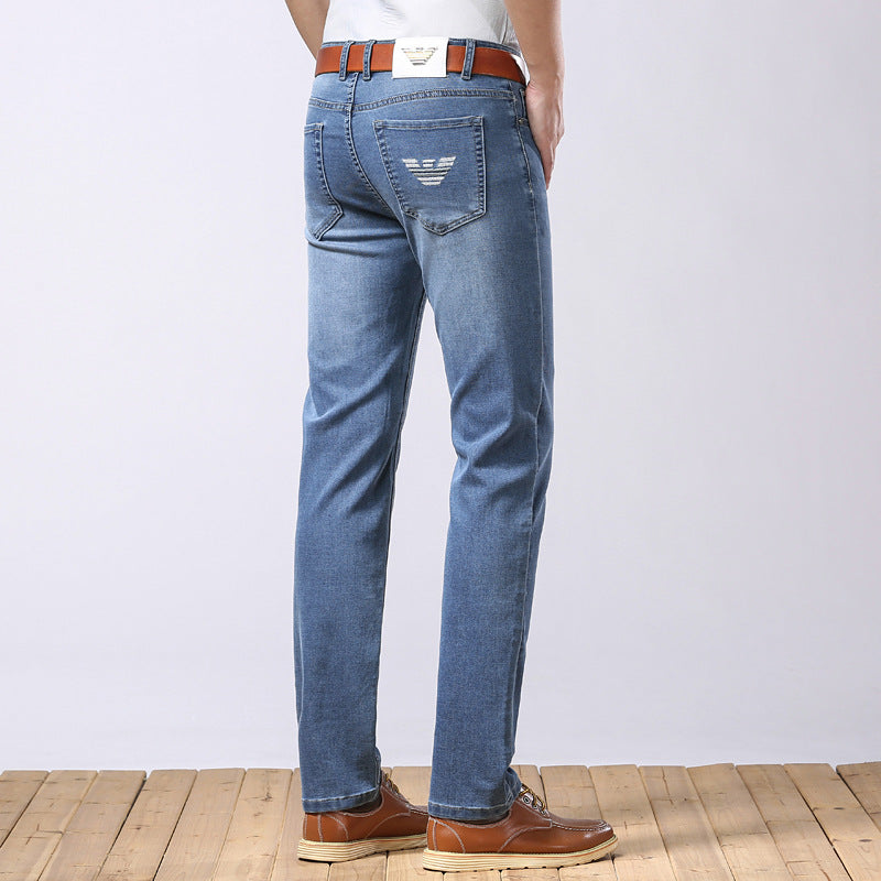 Men's Loose Business Straight Plus Size Jeans