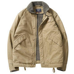 Casual fleece oversized jacket