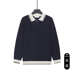 Business Long Sleeve Polo Knit