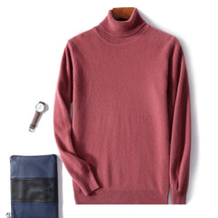 Men's Turtleneck Casual Wool Sweater