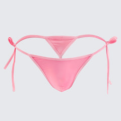 Men's Seamless Breathable Transparent Ice Silk String Thong