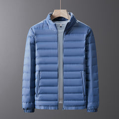 Men's Winter Stand Collar Lightweight Down Jacket