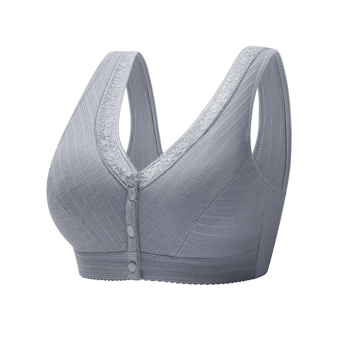 Lace Front Threaded Bra