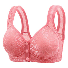 No rims front button sexy lace bra