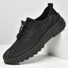 Men's large size outdoor mesh breathable casual shoes