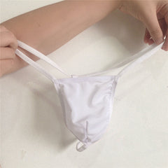 Men's Elastic Transparent Mesh Sexy Thong
