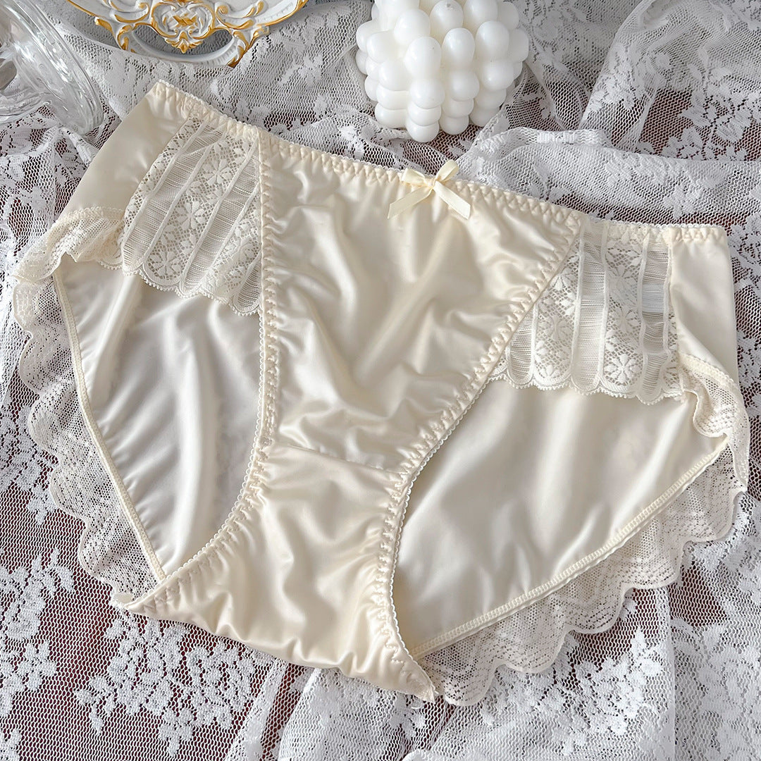 High-end Satin Breathable Sexy and Comfortable Large Size Briefs