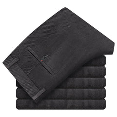 Men's Corduroy Stretch Straight Casual Pants