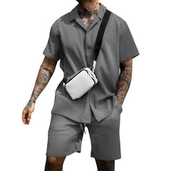 Men's New Casual and Comfortable Button Lapel Suit