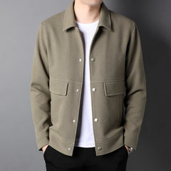 2024 New Men's Casual Lapel Loose Jacket