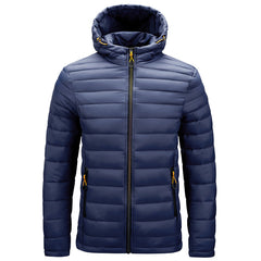 Men's New Winter Large Size Hooded Cotton Coat