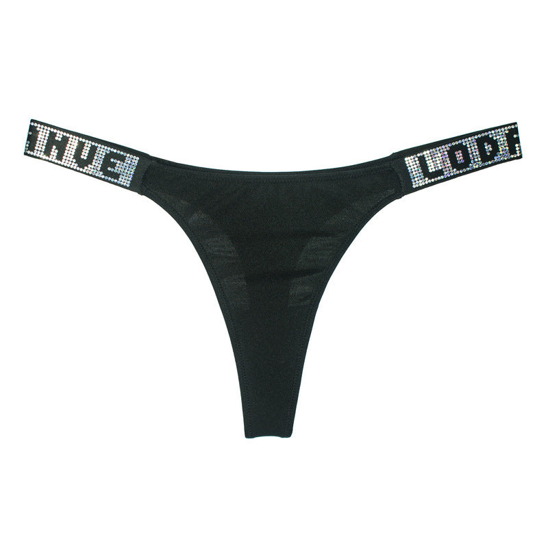 New low waist sequined thong