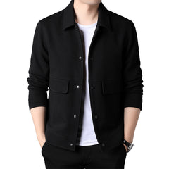 2024 New Men's Casual Lapel Loose Jacket