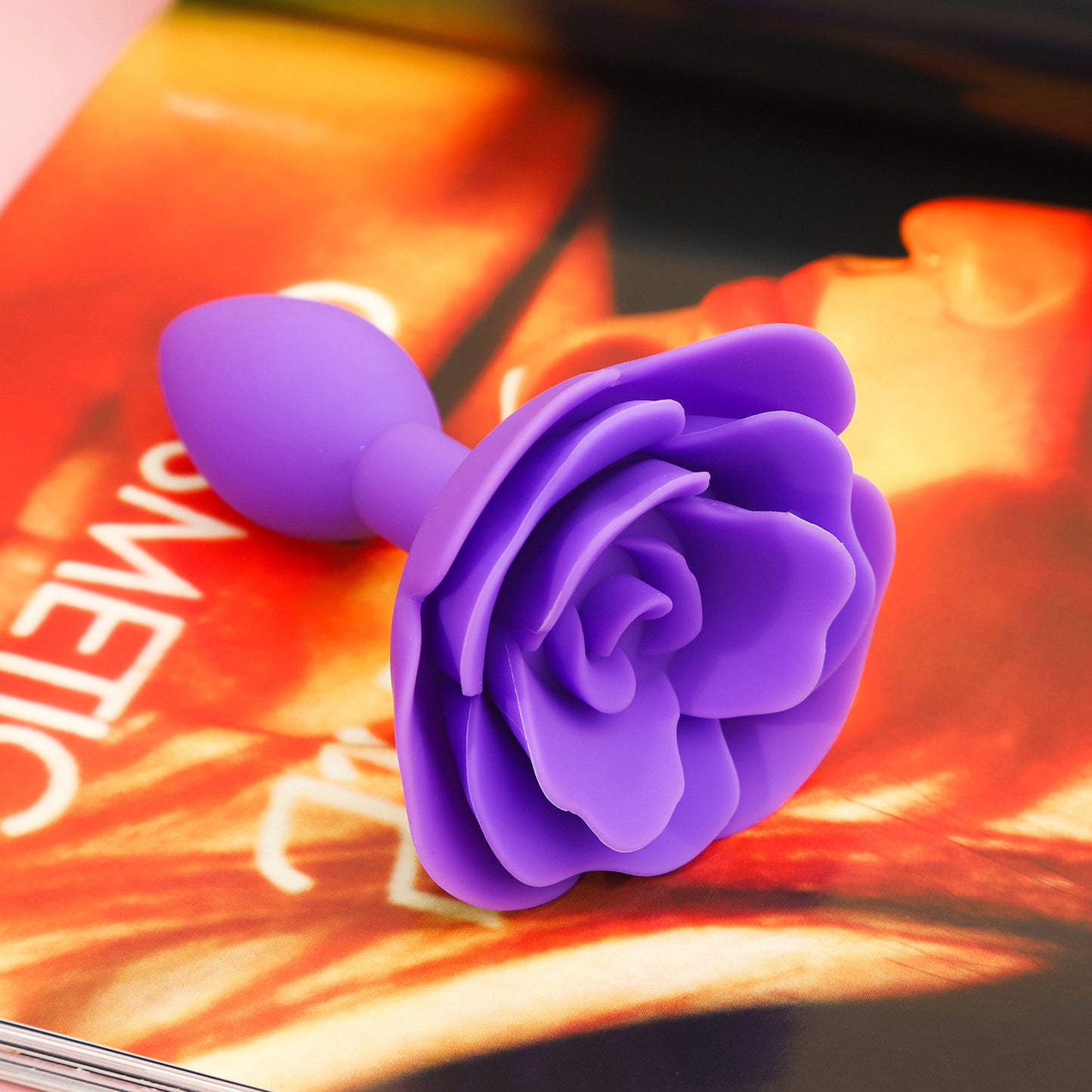 Rose Silicone Anal Plug