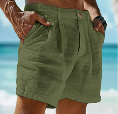 Men's Linen Comfortable and Stylish Beach Shorts
