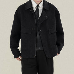 Men's Winter Double-faced Woolen Jacket