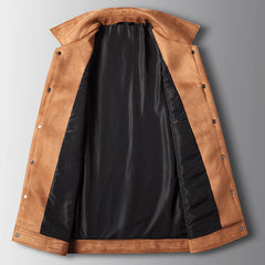 Men's New Suede Casual Leather Jacket
