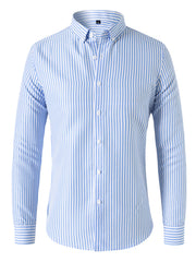 2025 New Men's Striped Shirt