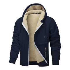 Men's New Casual Lambskin Thickened Jacket
