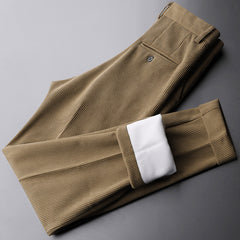 2024 Men's Sanded Anti-wrinkle New Business Corduroy Warm Casual Pants