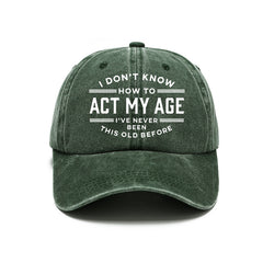 Men's Retro Soft Top Baseball Cap
