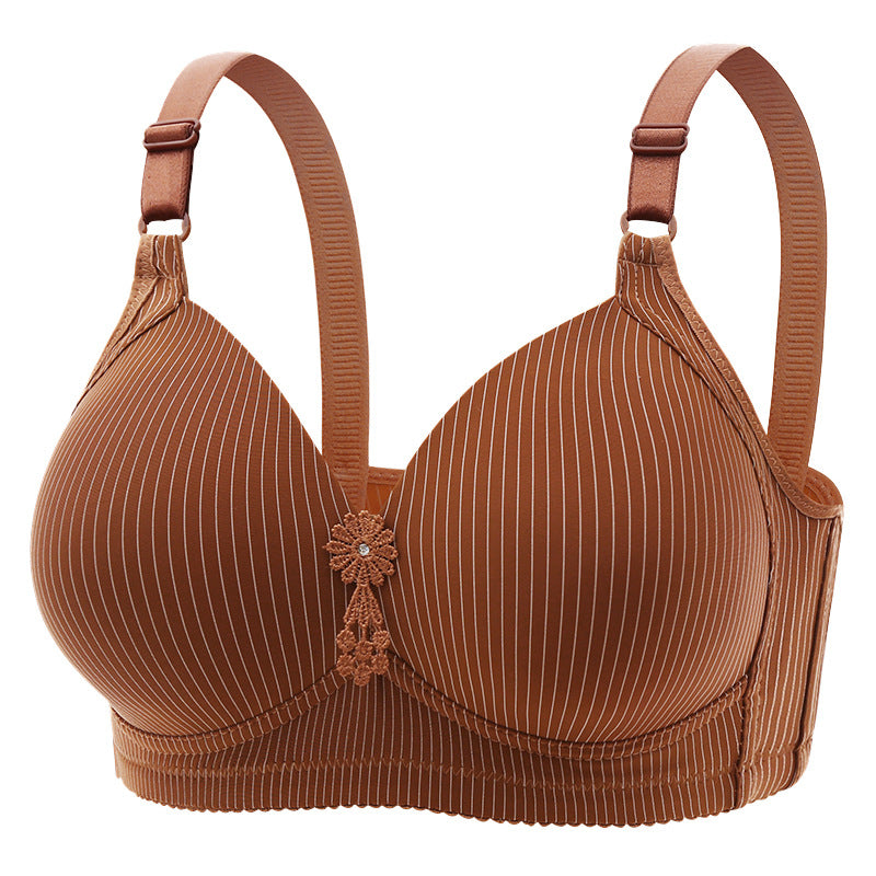 No Steel Ring Large Size Breathable Push Up Comfortable Bra