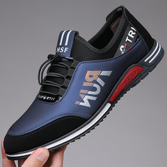 Men's New Versatile Soft-soled Non-slip Breathable Sports Casual Leather Shoes