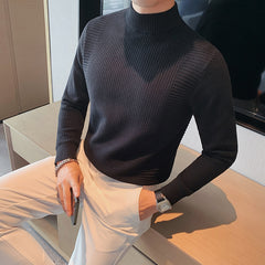 Men's Winter Thickened Slim Fit Turtleneck Sweater