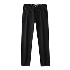 Elastic slim fit versatile trendy men's casual trousers