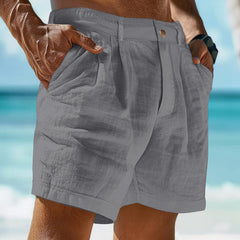 Men's Linen Comfortable and Stylish Beach Shorts
