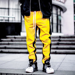2024 New Men's Fashion Color Matching Sports Pants