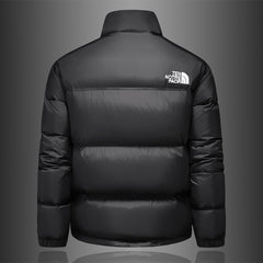 Men's Fashionable Warm White Duck Down Thickened Down Jacket