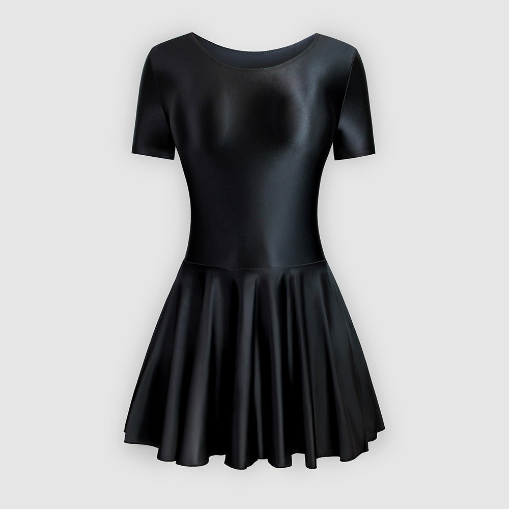 Shiny Silky Bodycon Tutu