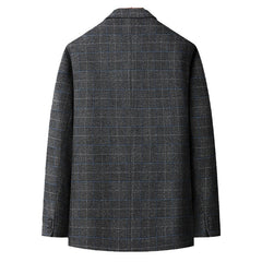 Large Size Business Casual Woolen Blazer