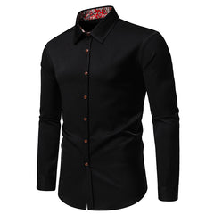 Men's Colorblock Long Sleeve Shirt