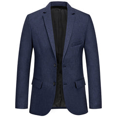 New men's fashionable solid color suit