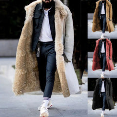 2023 Winter Thickened and Warm Long Windbreaker Jacket