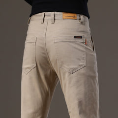 2024 Men's New Slim Straight High-end Cotton Casual Pants