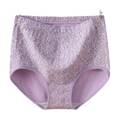 [ 5PCS ] Cotton high waist tummy control hip wrap comfortable Panties