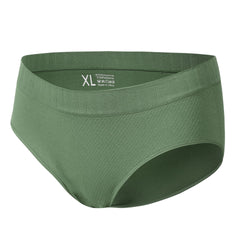 [ 5PCS ] Cotton Large Size Seamless Sexy Solid Color Panties