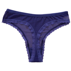 Sexy Lace Low-rise Ultra-thin Transparent Mesh Briefs