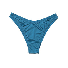 Sexy Ice Silk Thin Transparent Hollow Briefs