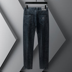 Men's Corduroy Business Straight Thermal Casual Pants